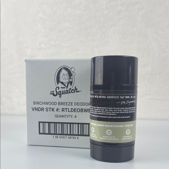 DR.Squatch Birchwood Breeze Deodorant(4pic per pack) - Picture 3 of 5